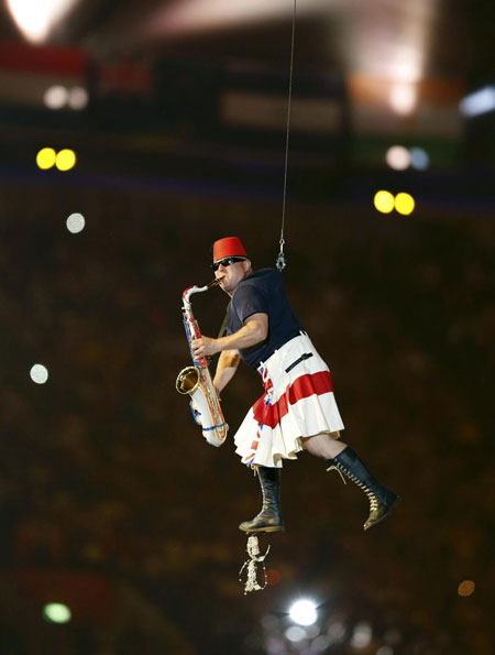 Highlights of London Olympic closing ceremony