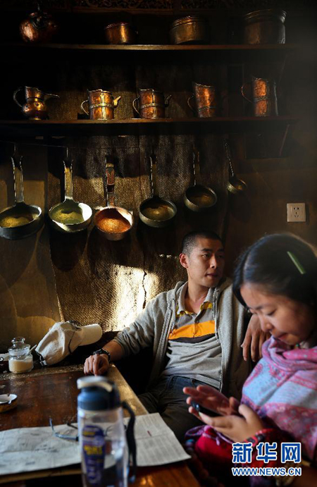 Enjoy Tibetan culture in Makye Ame restaurant