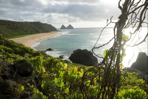 View of Fernando de Noronha Archipelago of Brazil