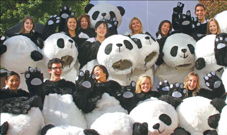 'Pandas' hot to globe-trot