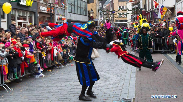 Celebration held to welcome Sinterklass in Roermond
