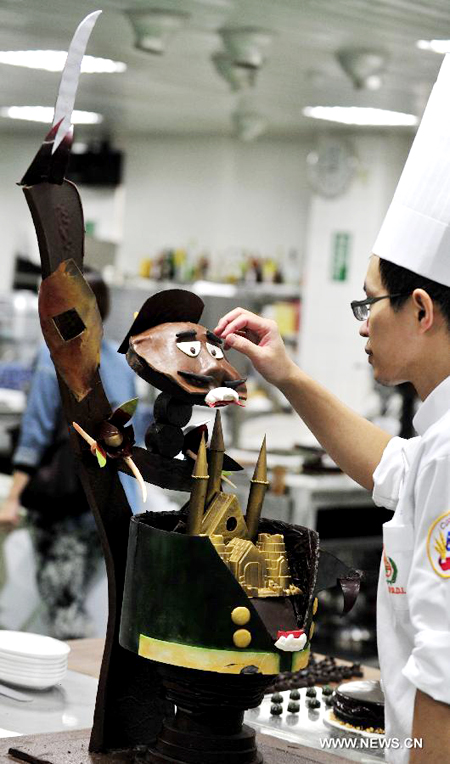 World Chocolate Masters competition held in Taipei