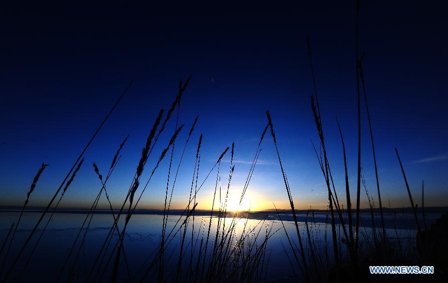 Beautiful scenery of Qinghai Lake