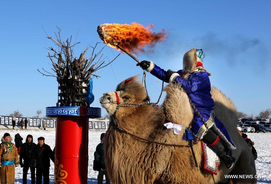 Camel cultural festival kicks off in Inner Mongolia