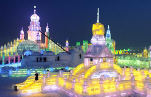 Harbin's Volga Manor in winter