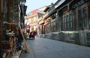 Night scene of Qianmen Street in Beijing