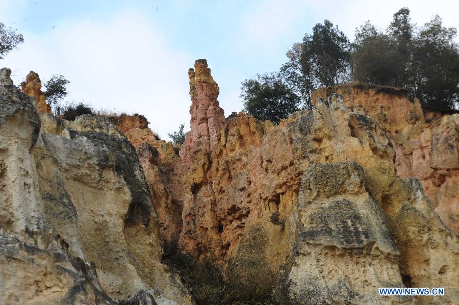 Geological wonders viewed in Shalin scenic area