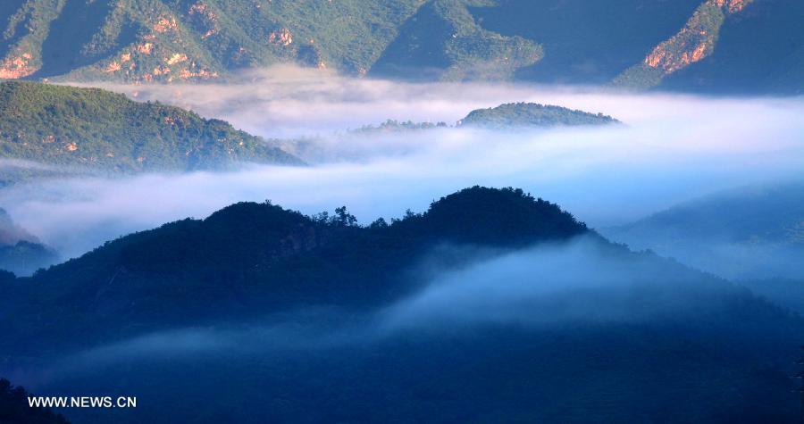 Scenery of mountainous areas in Beijing's Huairou district