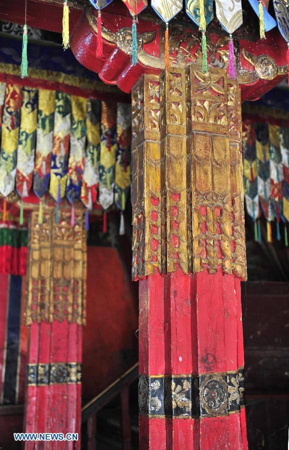 Tsurpu Monastery in SW China's Tibet