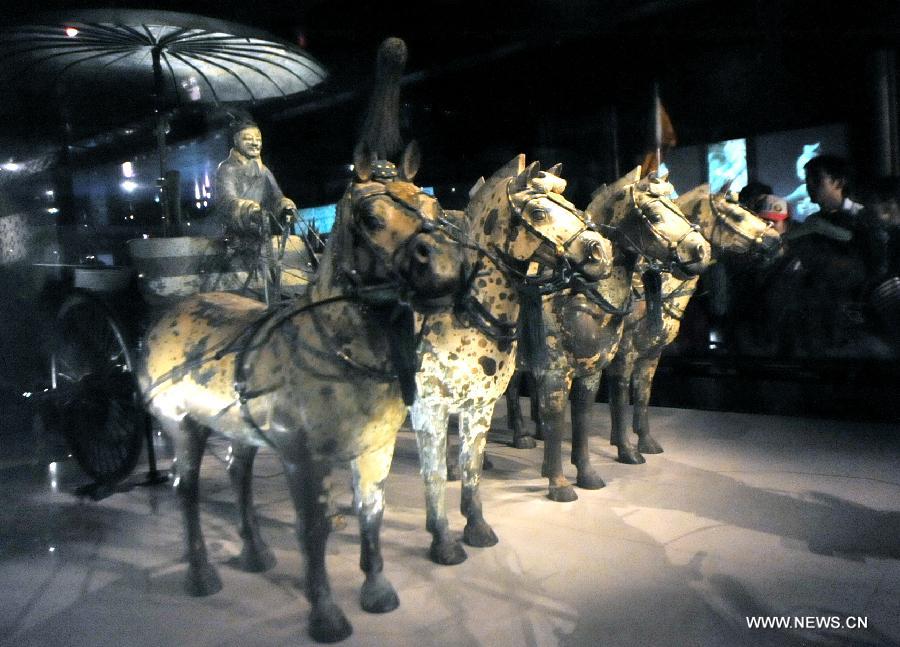 Terracotta warriors witness tourism peak