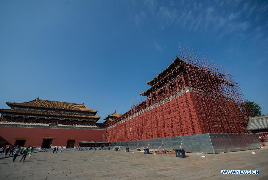 Palace Museum restoration project being carried out