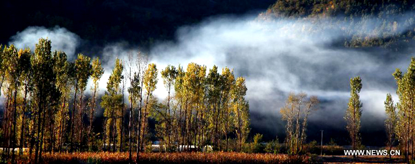 Picturesque autumn scenery in Beijing's Huairou