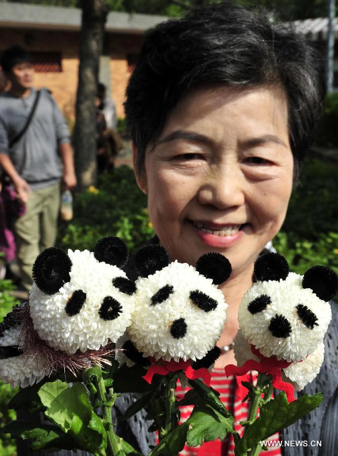 Chrysanthemum flower expo kicks off in Taipei