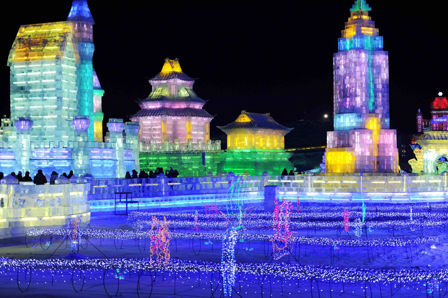 Harbin's winter tourism and recreation