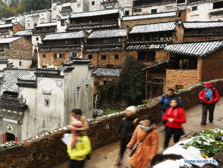 Scenery of ancient village in E China