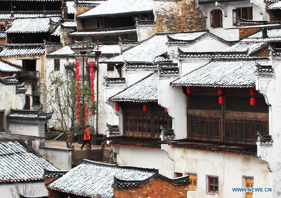 Scenery of ancient village in E China