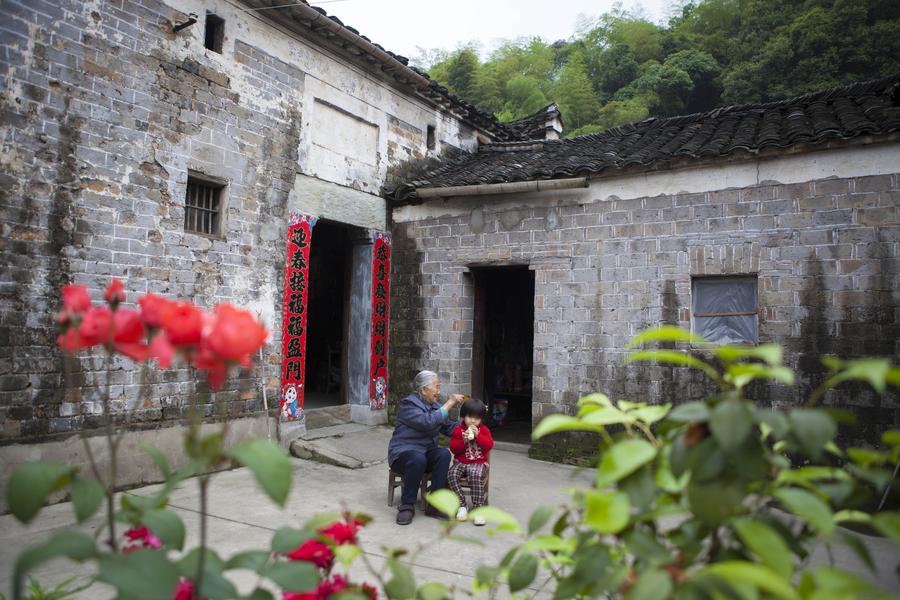 Scenery of Tumuyuan village in China's Jiangxi