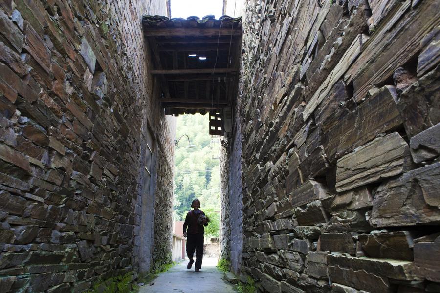 Scenery of Tumuyuan village in China's Jiangxi