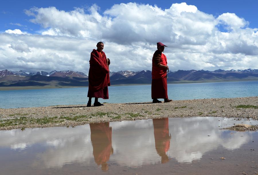 Picturesque Nam Co in Tibet