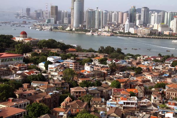 6 most popular cities in Fujian province for 2014