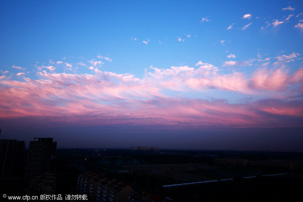 Beautiful clouds over Beijing