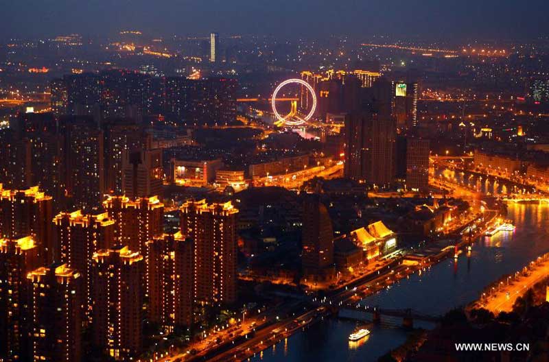 Top 10 most attractive Chinese cities at night