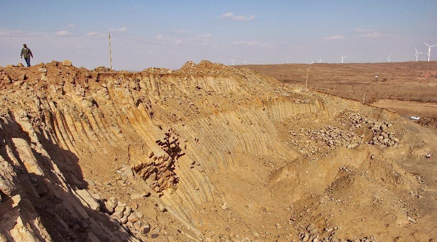 Large amount of basalt columns seen in Hebei