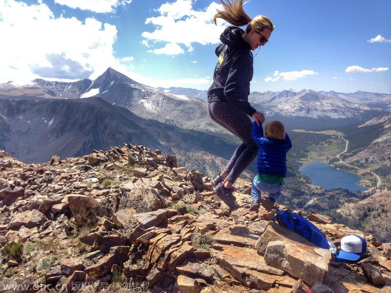 Two-year-old is a well-travelled backpacker