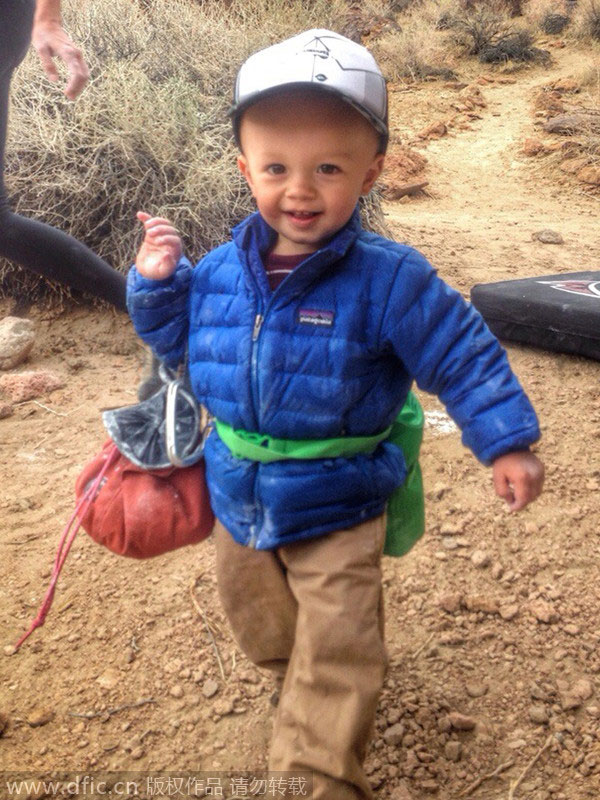 Two-year-old is a well-travelled backpacker