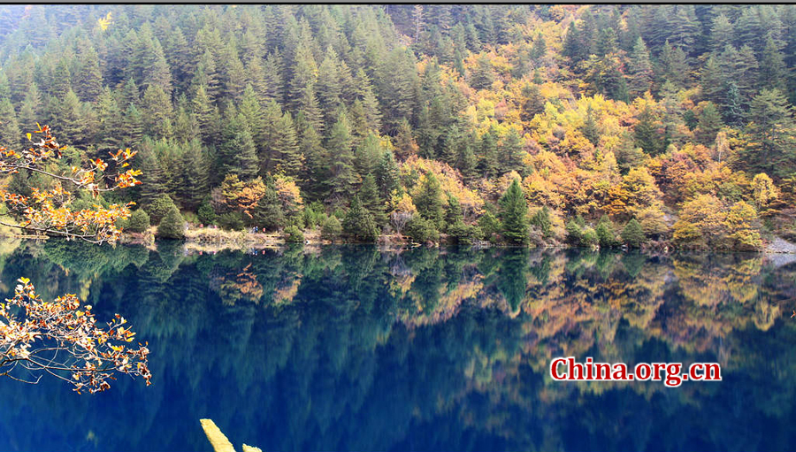 Enchanting autumn scenery of Jiuzhaigou