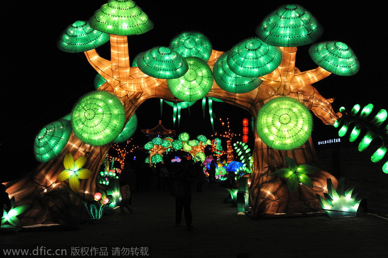 2015 Xi'an Lunar New Year Lantern Shows kick off