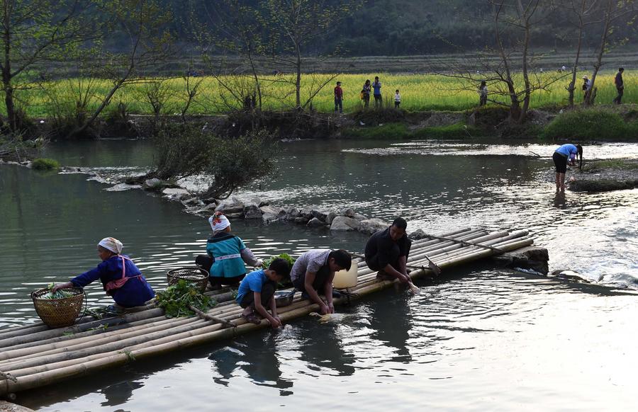 Bamei village attracts crowds with its nature