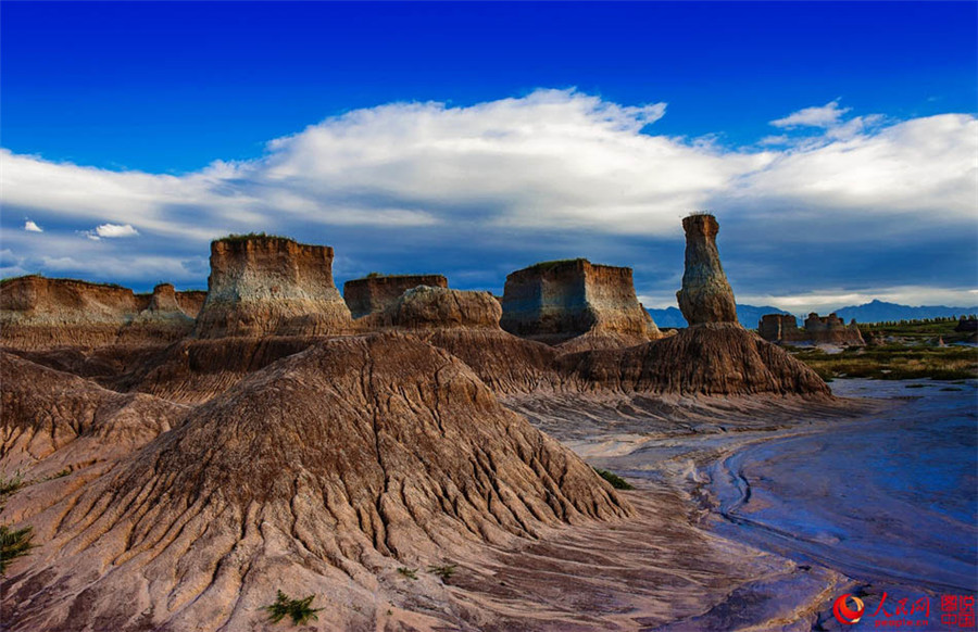 Marvelous landscape of earth forest in Datong