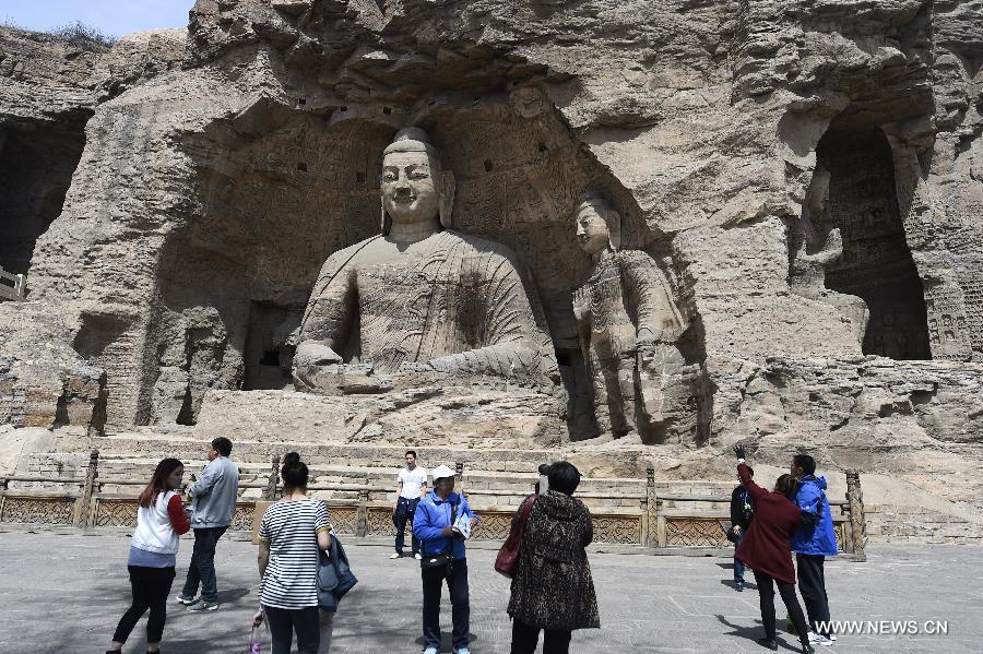 Yungang Grottoes to witness tourism peak as May Day holiday