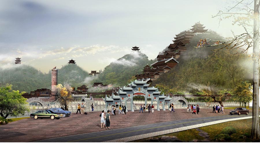 China's largest Miao-style architecture complex to open in Pengshui, Chongqing