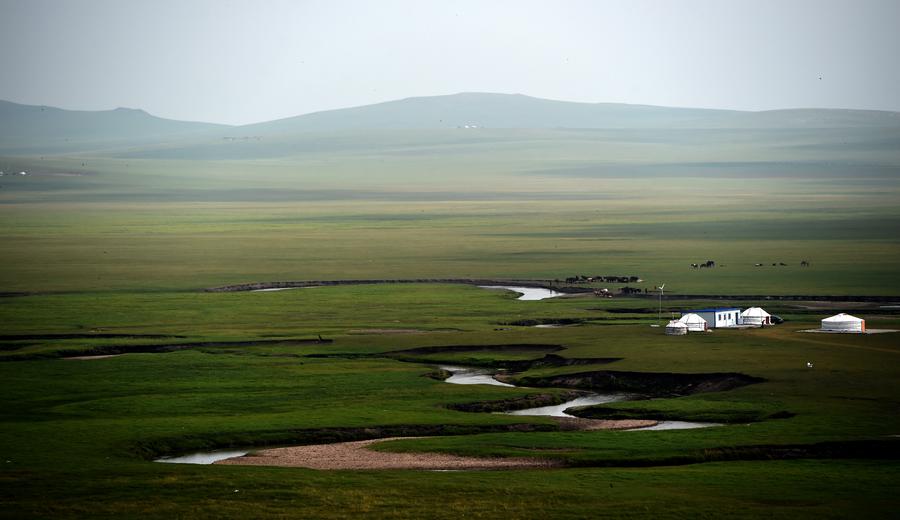 Magnificent prairie scenery in Inner Mongolia