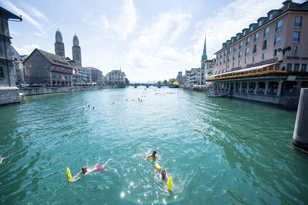 Switzerland's largest city sparkles with summer pleasures