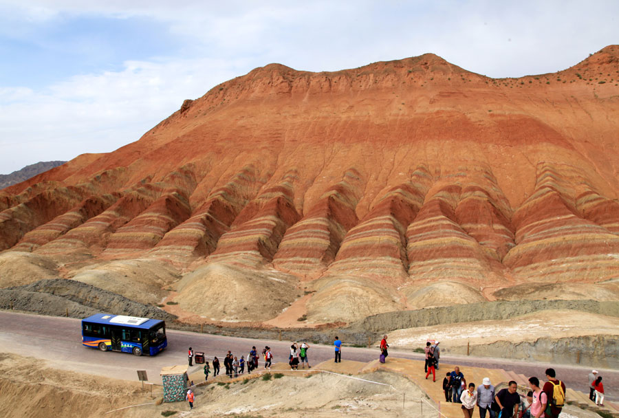 Zhangye mountains: A fairyland