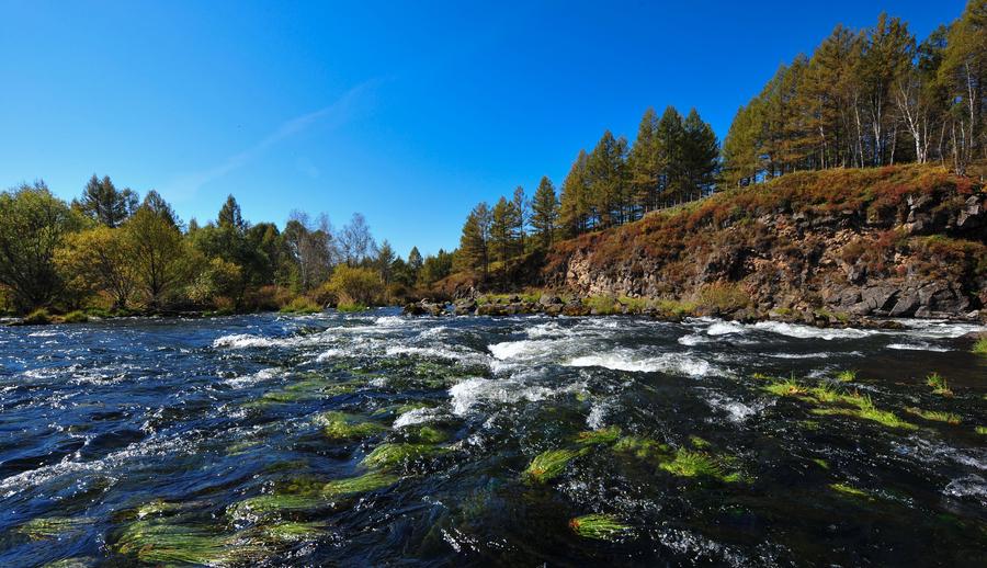 Autumn scenery in Arxan of Inner Mongolia