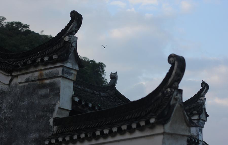View of birthplace of philosopher Zhou Dunyi in Hunan
