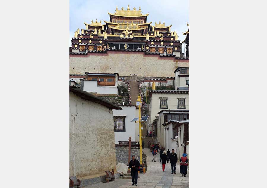 Ganden Sumtseling Monastery, a hot destination in Yunnan