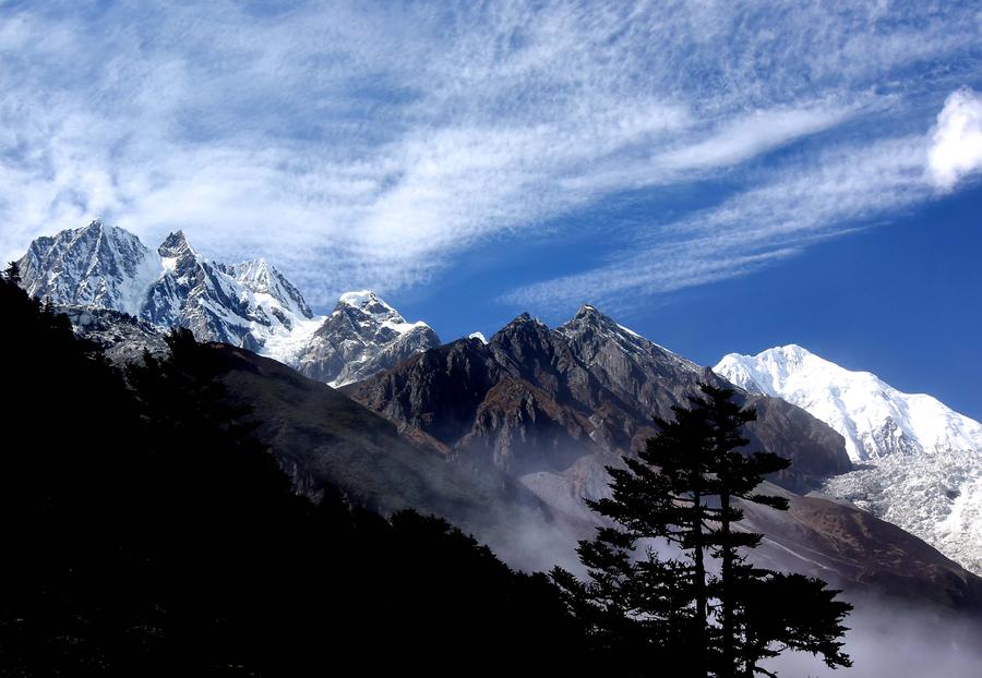 Hailuogou National Glacier Park in SW China