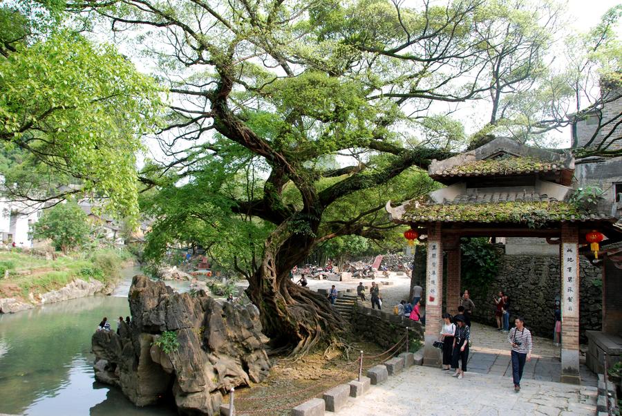 Spring scenery of Huangyao ancient town