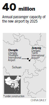 New Chengdu airport on course for 2020