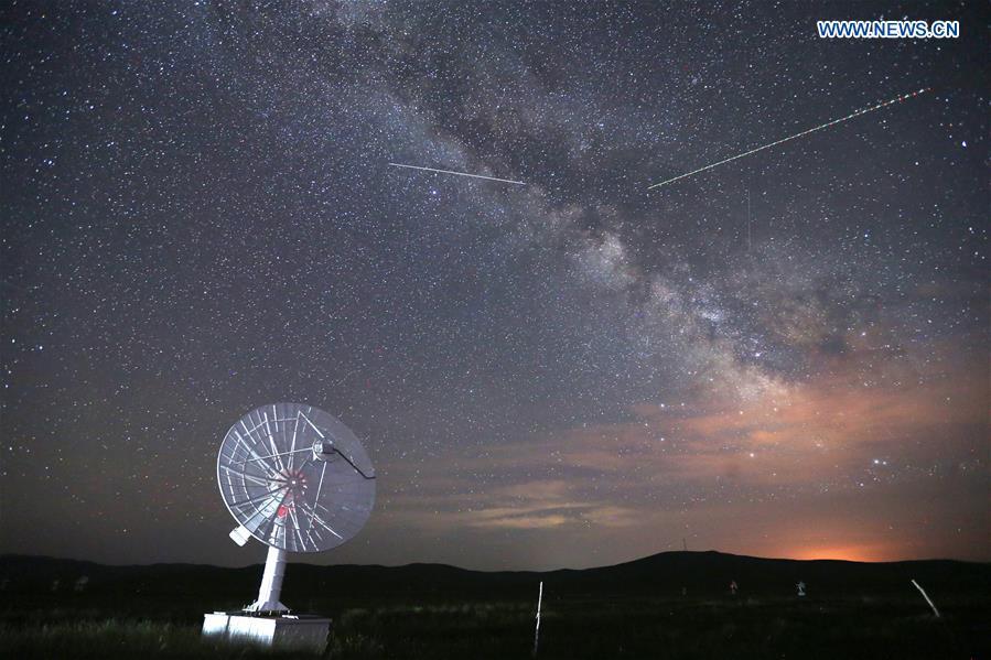 Starry sky in Inner Mongolia attracts enthusiasts in early August