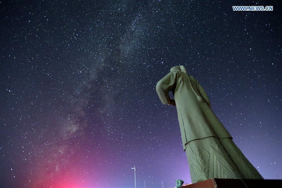 Starry sky in Inner Mongolia attracts enthusiasts in early August