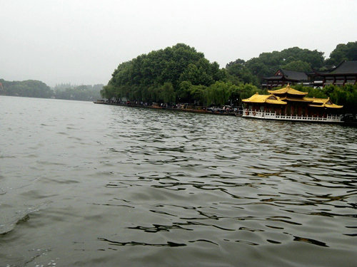 A boat ride on Hangzhou's West Lake