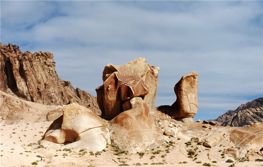 Beautiful scenery at Altun Mountains Nature Reserve in Xinjiang