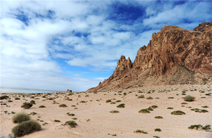 Beautiful scenery at Altun Mountains Nature Reserve in Xinjiang