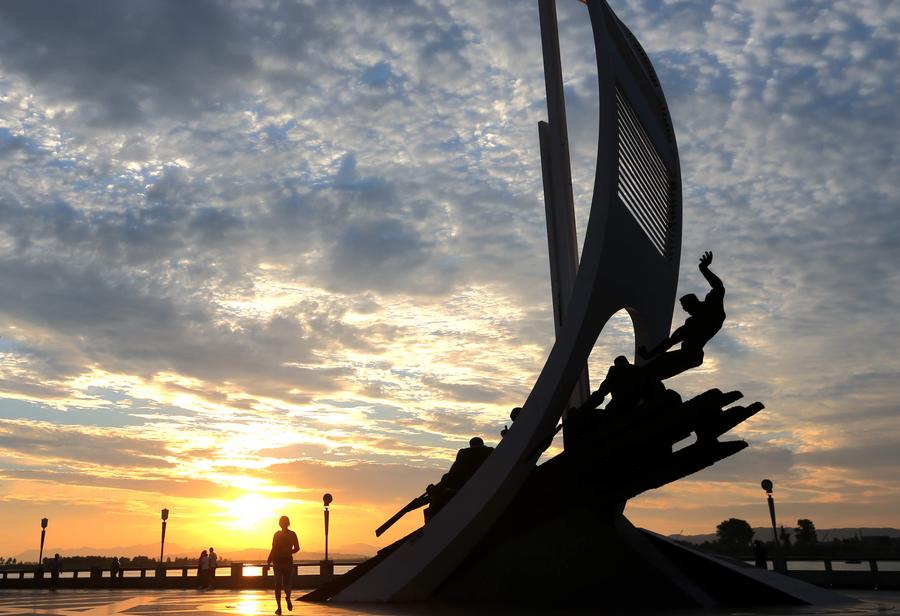 Scenery of Yalu River in Dandong